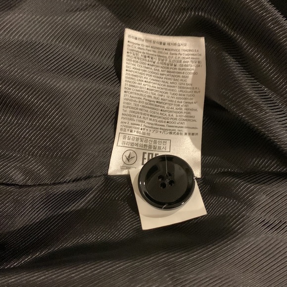 Banana Republic Classic Black Trench NWOT - Picture 11 of 12